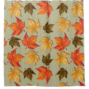 Rideaux De Douche Motif de fuites d'automne