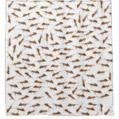 Rideaux De Douche Motif de jolies fourmis (Devant)