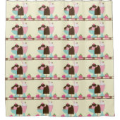 Rideaux De Douche Motif de la crème glacée douce (Devant)