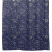 Rideaux De Douche Motif de la marine d'astronomie céleste (Devant)