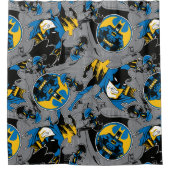 Rideaux De Douche Motif de lancer à fond Batman (Devant)