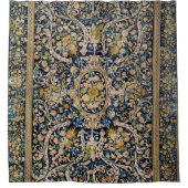 Rideaux De Douche Motif de moquette fleurie décorative (Devant)