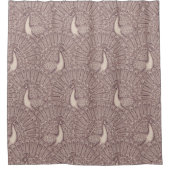 Rideaux De Douche motif de paon (Devant)