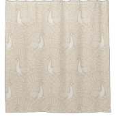Rideaux De Douche motif de paon (Devant)