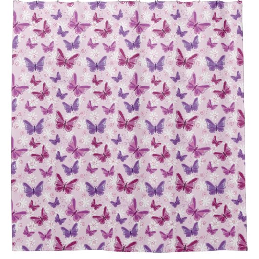 Rideaux De Douche motif de papillon (Devant)