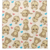 Rideaux De Douche Motif De Parfums, Mignons Parfums, Coeurs (Devant)