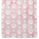 Rideaux De Douche Motif De Pâtes, Patrouilles Blanches, Aquarelles,  (Devant)