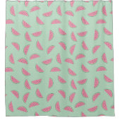 Rideaux De Douche Motif de peinture à fruits tropicaux (Devant)