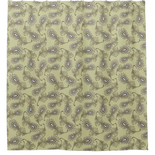 Rideaux De Douche Motif de plume (Devant)