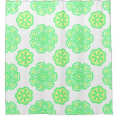 Rideaux De Douche Motif de printemps super vert (Devant)