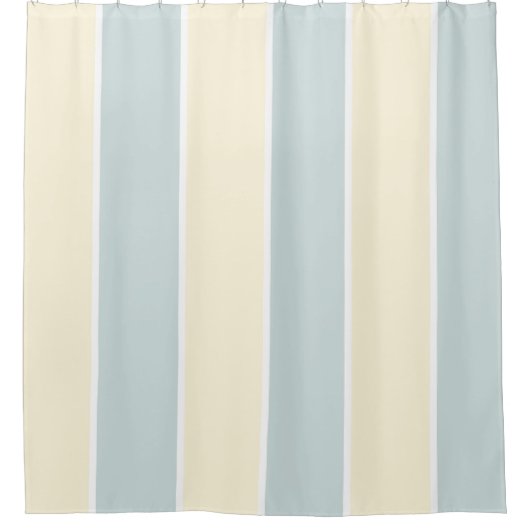 Rideaux De Douche Motif de rayure verticale de couleur douce Design (Devant)