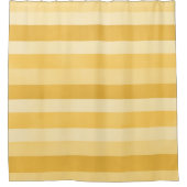 Rideaux De Douche Motif de rayures texturées jaunes modernes (Devant)