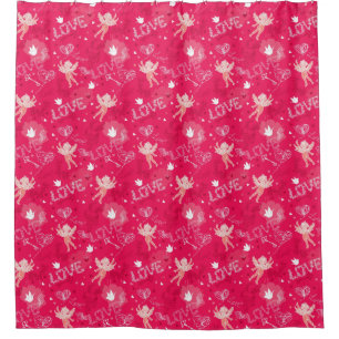 Rideaux De Douche Motif de Saint-Valentin avec le cupidon