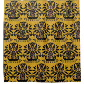 Rideaux De Douche Motif de tatouage ethnique tribal (Devant)