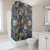 Rideaux De Douche Motif de Tattoo (En situation)