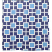 Rideaux De Douche Motif de treillis géométrique (Devant)