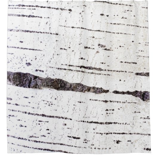 Rideaux De Douche Motif d'écorce de bouleau (Devant)