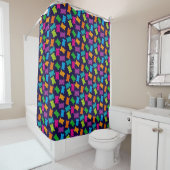 Rideaux De Douche Motif des ours de gomme (En situation)