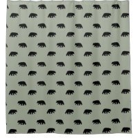 Motif des silhouettes de l'ours noir