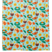 Rideaux De Douche Motif d'été (Devant)