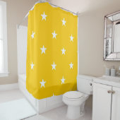 Rideaux De Douche Motif d'étoiles (En situation)