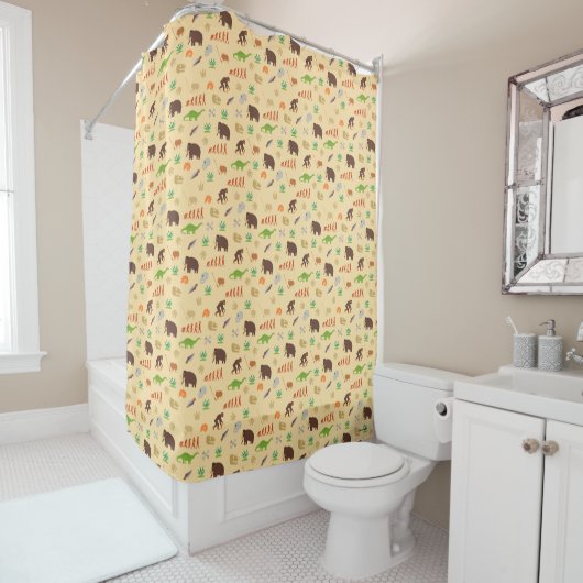 Rideaux De Douche Motif d'évolution (En situation)