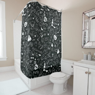 Rideaux De Douche Motif d'Halloween