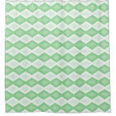 Rideaux De Douche Motif diamant vert pomme (Devant)