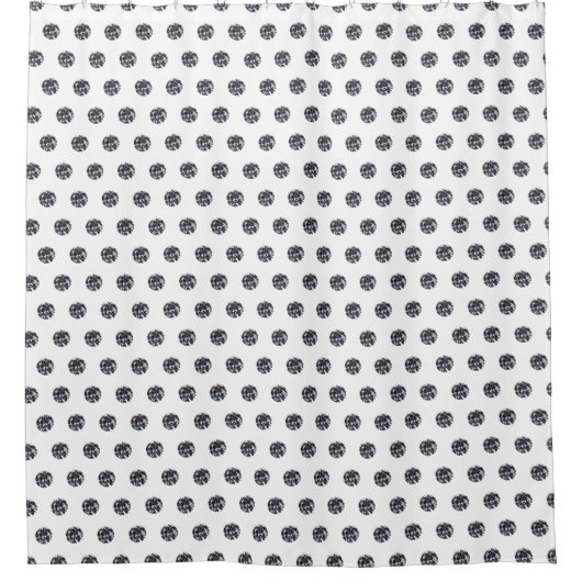 Rideaux De Douche Motif d'image élégante Diamond Gem Facturé (Devant)