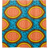 Rideaux De Douche Motif d'impression africaine, cire (Devant)