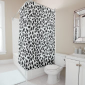 Rideaux De Douche Motif d'impression de vache (En situation)