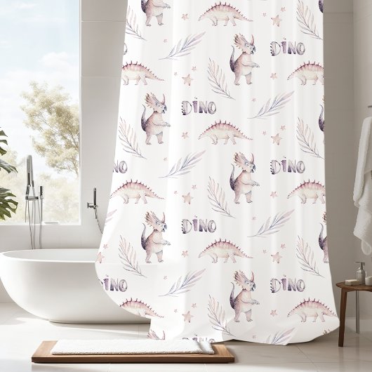 Rideaux De Douche Motif Dino Dinosaur moderne