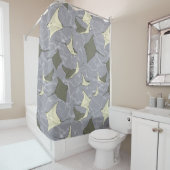 Rideaux De Douche Motif d'océan de pastenague de Cownose (En situation)