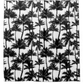 Rideaux De Douche Motif d'ombre Palm Tree (Devant)
