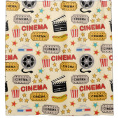 Rideaux De Douche Motif du cinéma (Devant)