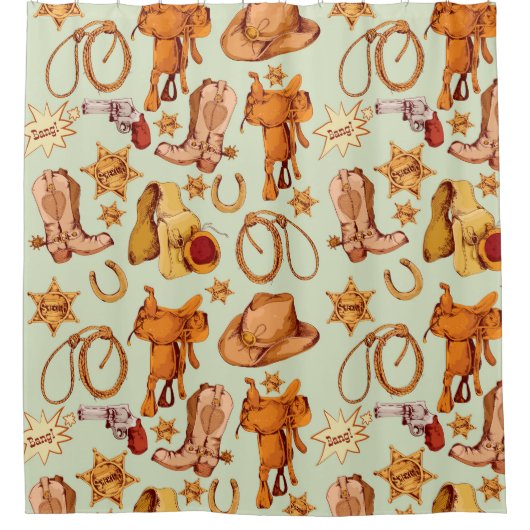 Rideaux De Douche Motif du pays (Devant)