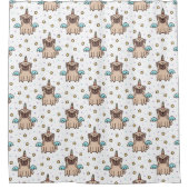 Rideaux De Douche Motif d'Unipug (Devant)