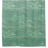 Rideaux De Douche Motif en marbre Abstrait moderne  (Devant)