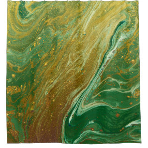 Rideaux De Douche Motif en marbre liquide