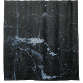 Rideaux De Douche Motif en marbre noir (Devant)