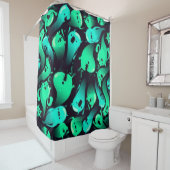 Rideaux De Douche Motif fantôme (En situation)