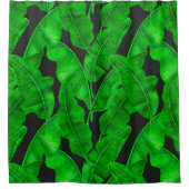 Rideaux De Douche Motif feuille de banane (Devant)
