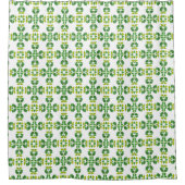 Rideaux De Douche Motif Feuille, Motif De Feuilles, Feuilles Verts (Devant)