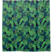 Rideaux De Douche Motif Feuille tropical (Devant)