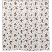 Rideaux De Douche Motif Feuilles d'automne (Devant)