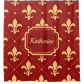 Rideaux De Douche motif Fleur-De-lis (Devant)