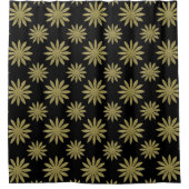 Rideaux De Douche Motif Fleur Or (Devant)