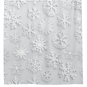 Rideaux De Douche Motif flocon de neige