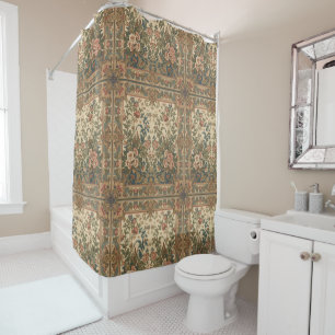 Rideaux De Douche Motif floral vintage de William Morris pour la for