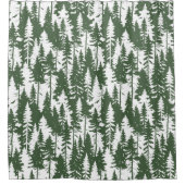 Rideaux De Douche Motif forestier (Devant)